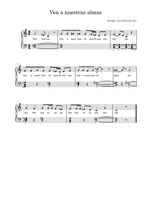 Unknown – Misc Traditional Ven a nuestras almas - Gozos de Navidad