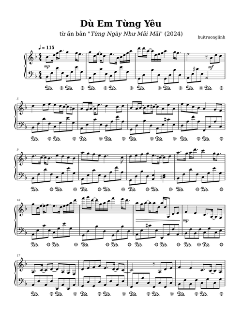 Dù Em Từng Yêu – buitruonglinh