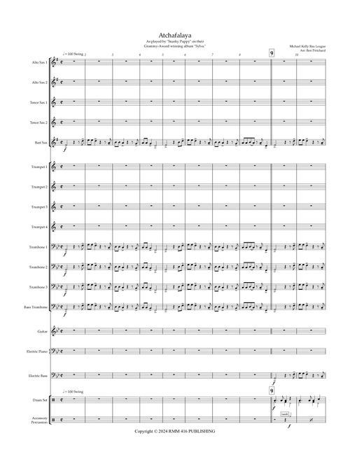 Atchafalaya (Arr. Ben Pritchard) - Michael Kelly Rea League (Jazz Ensemble)