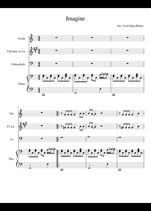 Imagine – John Lennon Sheet Music for Cello (Solo) | MuseScore.com