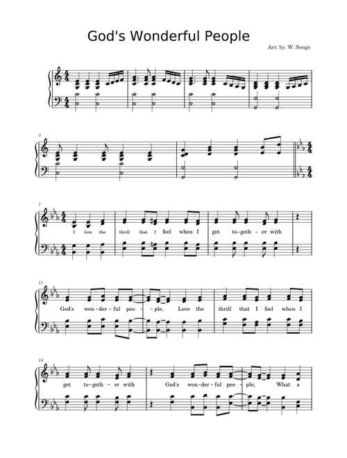 God's Wonderful People – Heritage Singers God's Wonderful People