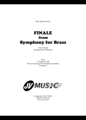 Free Symphony For Brass Choir, Op.3 by Victor Ewald sheet music