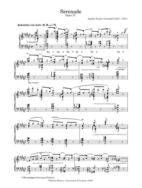 Serenade - opus 37