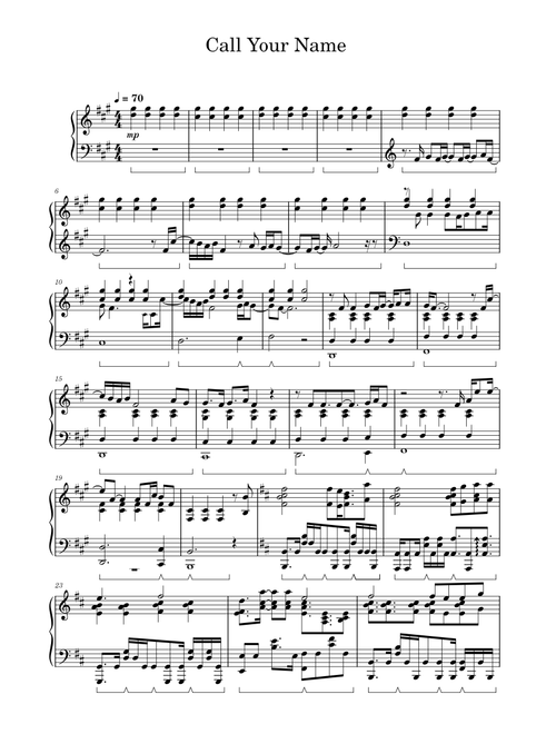 Call Your Name - Hiroyuki Sawano