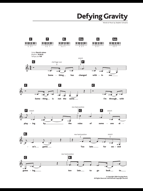 Wicked - A New Musical - Piano/Vocal Selections by Stephen