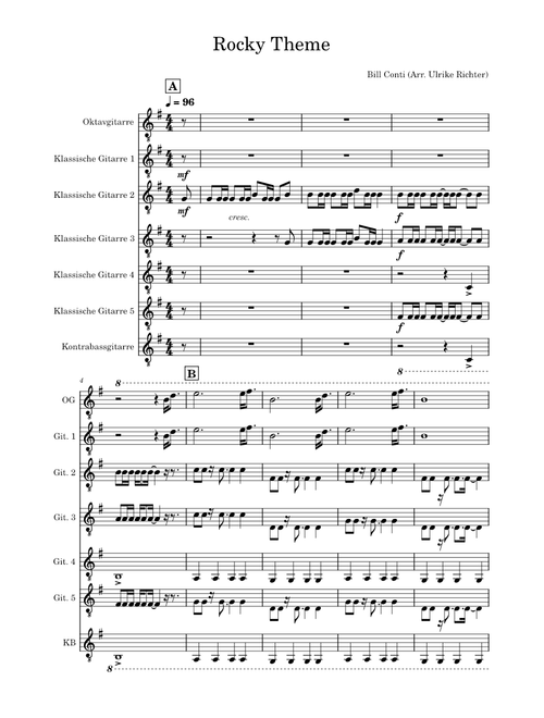 Rocky Theme Partitur