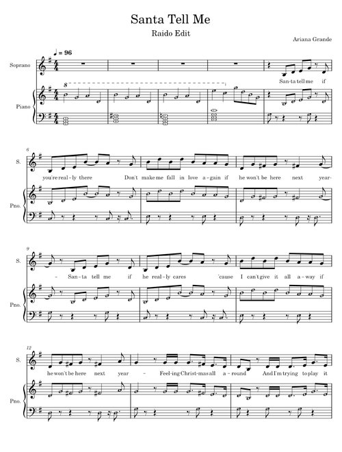 Santa Tell Me – Ariana Grande