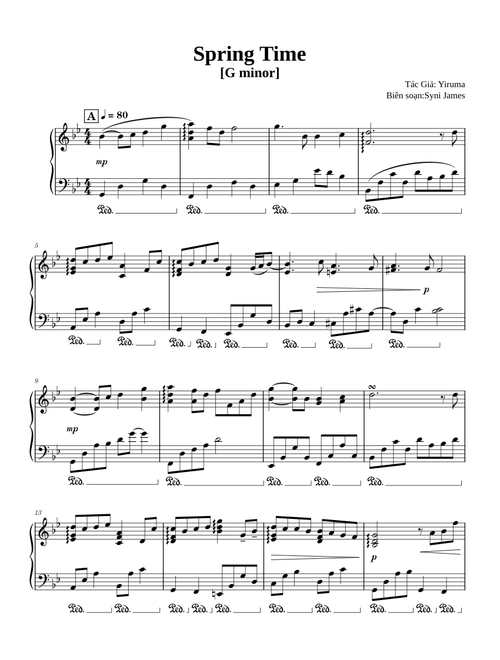 Spring Time – Yiruma
