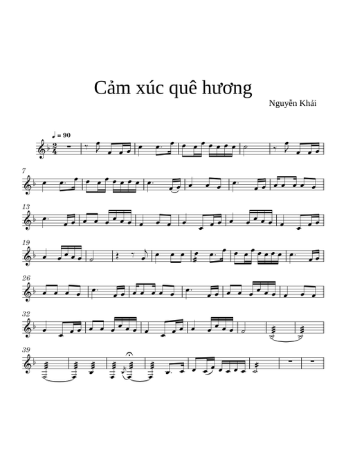 Cảm xúc quê hương