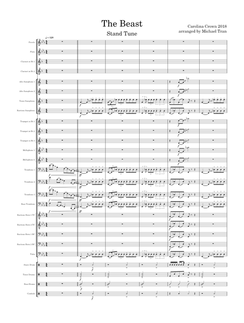 Beast – Carolina Crown | Marching Band Stand Tune