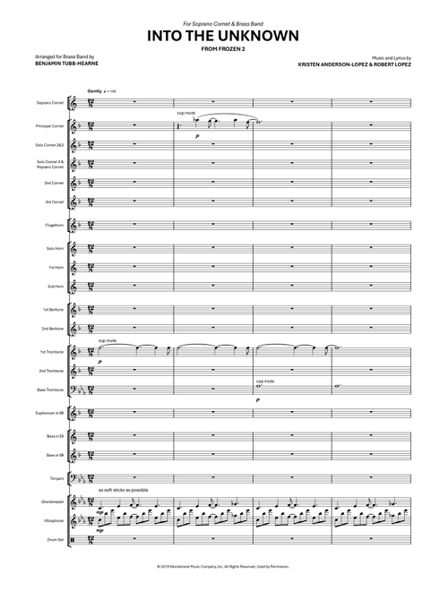 Into The Unknown (Arr. Benjamin Tubb-Hearne) - Panic! At The Disco (Brass Band)