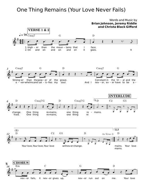 One thing remains - Brian Johnson