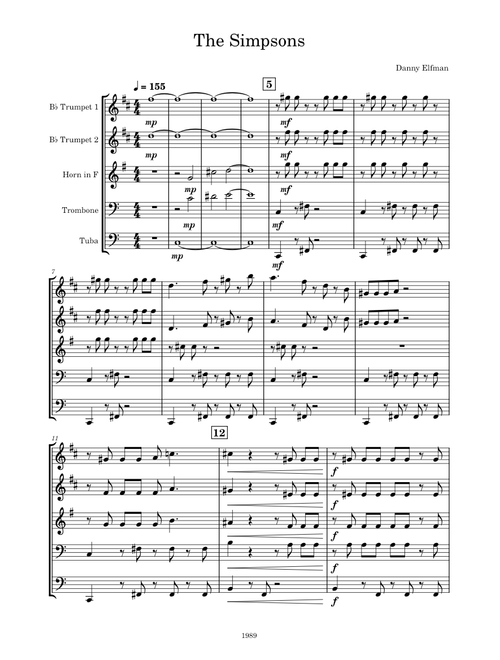 The Simpsons Main Theme – Danny Elfman The Simpsons