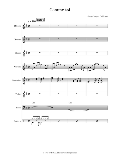 Comme toi – Jean-Jacques Goldman