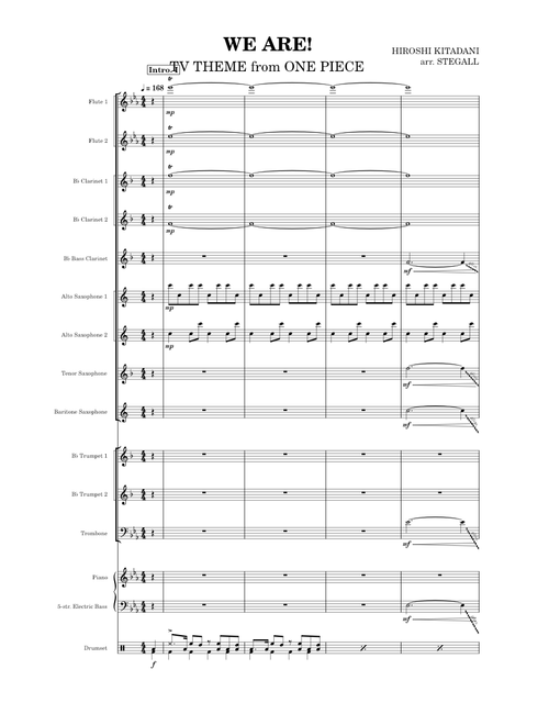 We Are! – Hiroshi Kitadani (Concert Band)