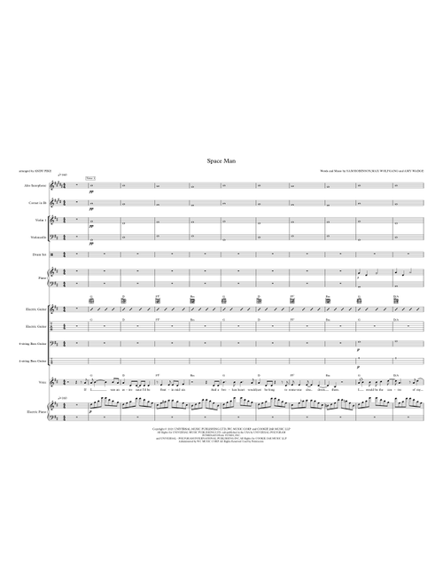Space Man (Arr. Andy Pike) - Sam Ryder (Large Ensemble)