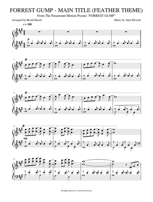 FORREST GUMP - MAIN TITLE - FEATHER THEME