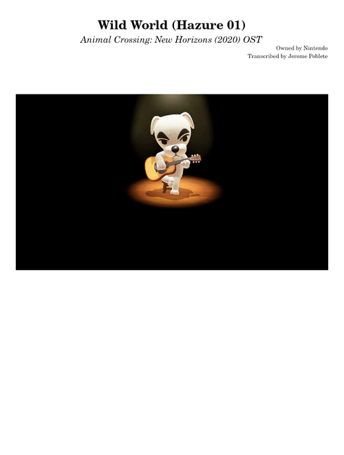 Hazure 01/Wild World - Animal Crossing: New Horizons OST