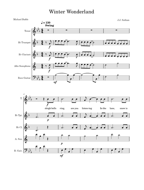Winter Wonderland – Michael Bublé
