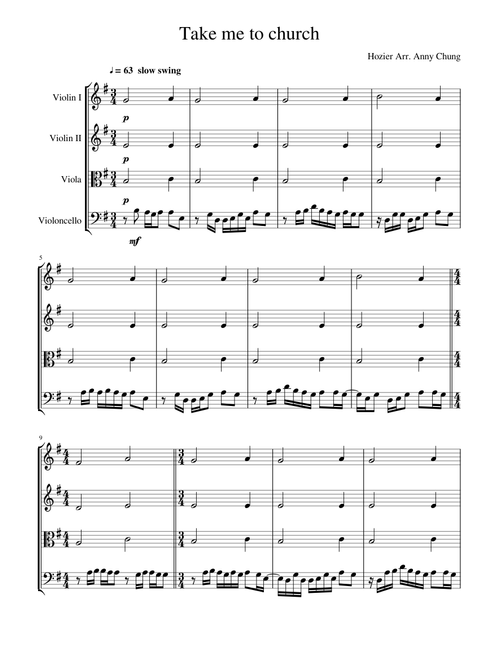 Take me to church (Hozier)