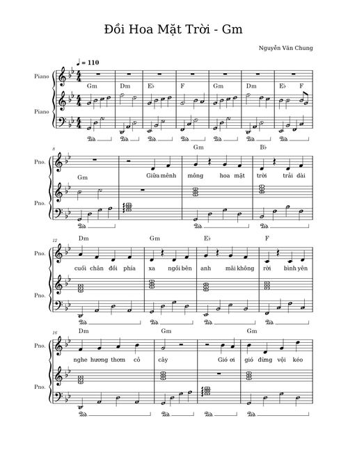 Đồi Hoa Mặt Trời – Nguyễn Văn Chung