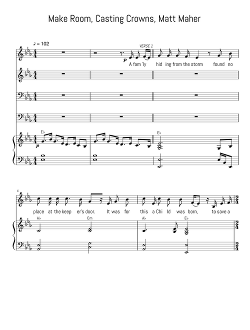 Make Room, Casting Crowns, Matt Maher
