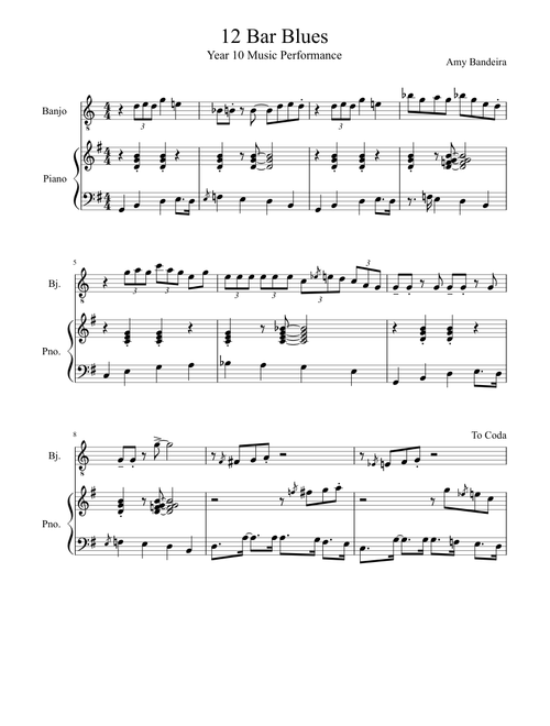 12 Bar Blues Example