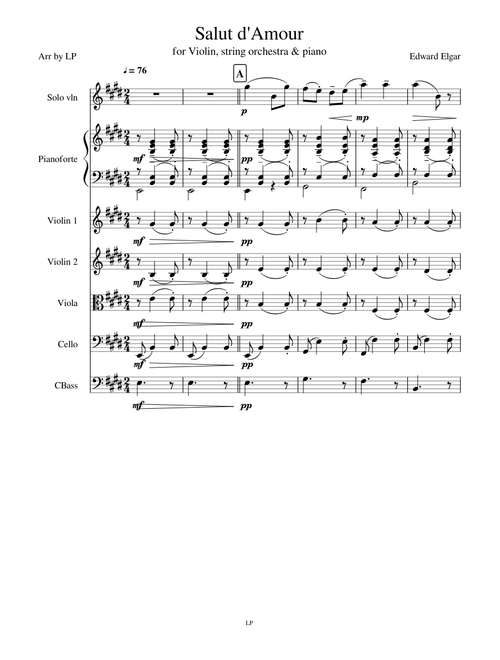 Salut d'Amour by E.Elgar