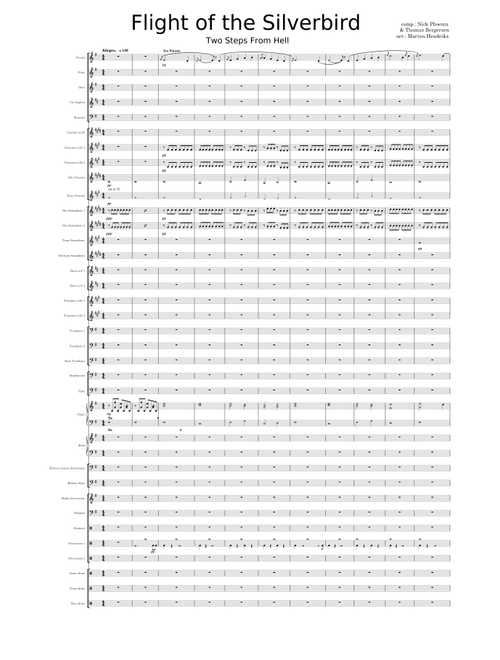 Flight of the Silverbird for Wind Orchestra (Now Even More Epic!)