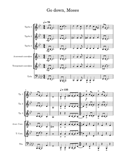 Go down moses – Louis Armstrong