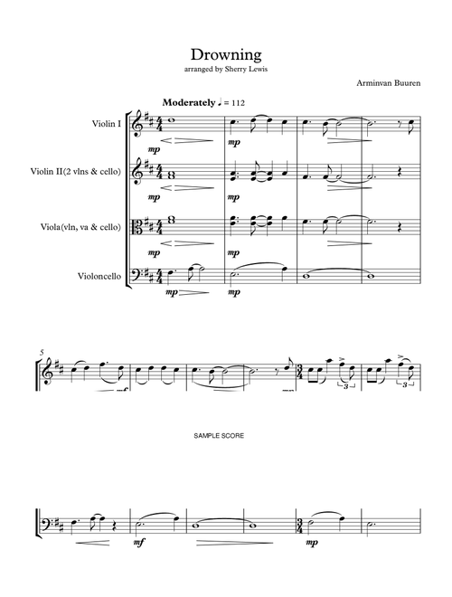 Drowning (Arr. Sherry Lewis) - Armin Buuren (String Ensemble)
