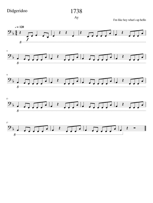 Fetty Wap - 1738 (didgeridoo arrangement)