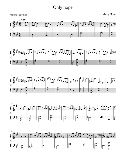 Only hope - Mandy Moore