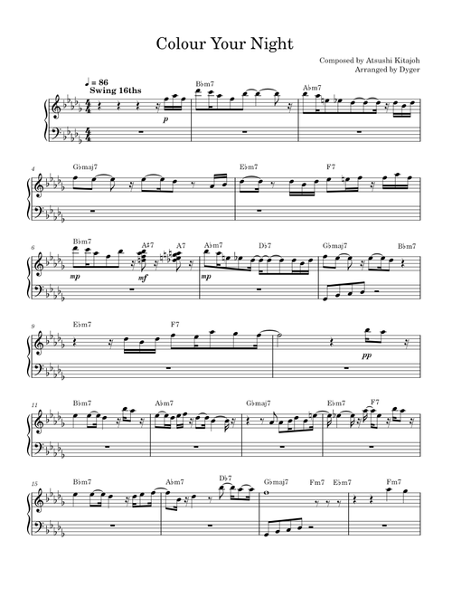 Color Your Night – Atsushi Kitajoh