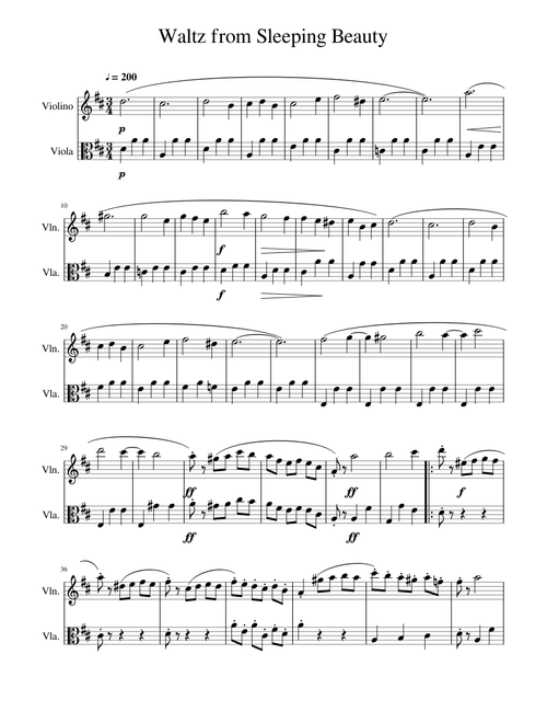 Waltz from Sleeping Beauty