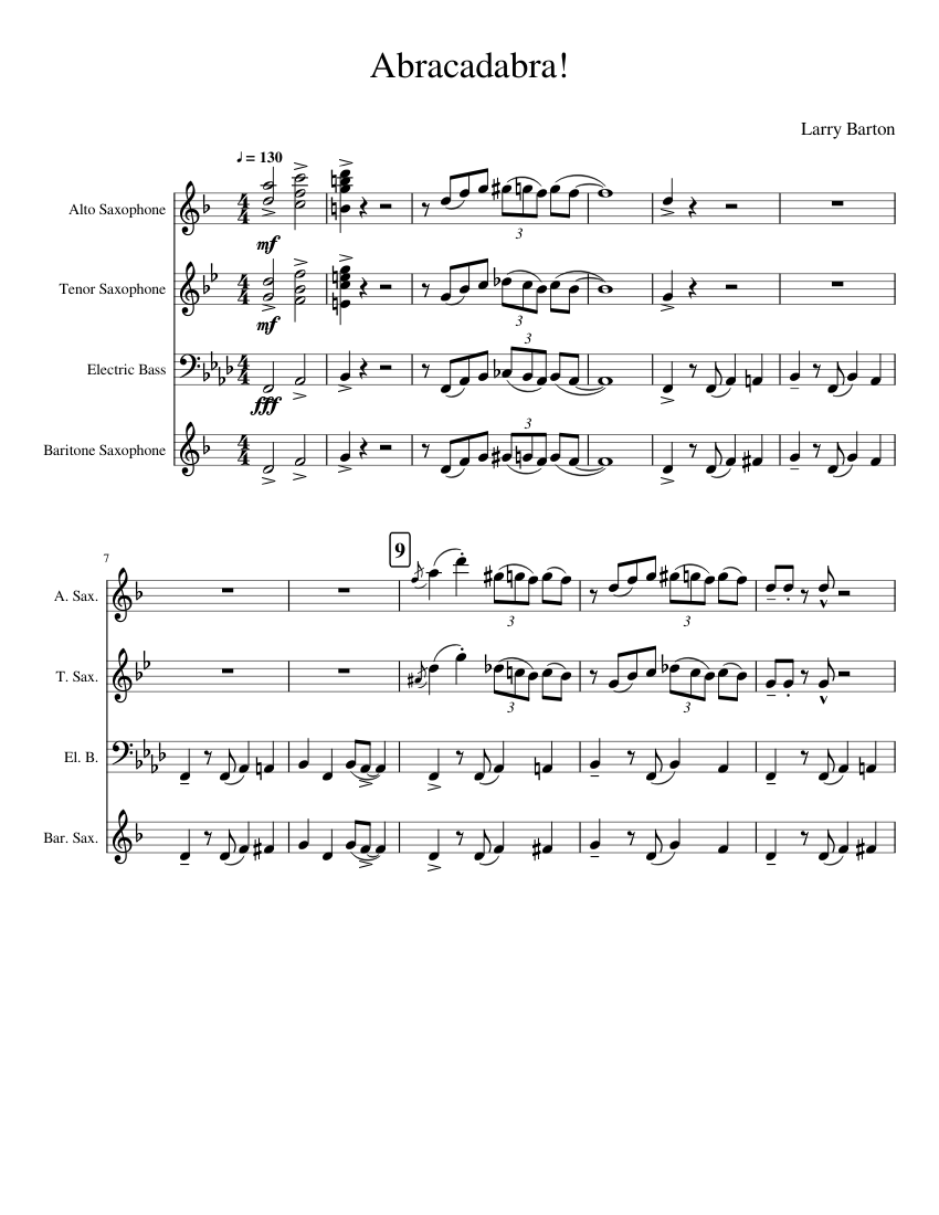 Méthode Saxophone Abracadabra - Apprentissage Par Chansons Et Morceaux