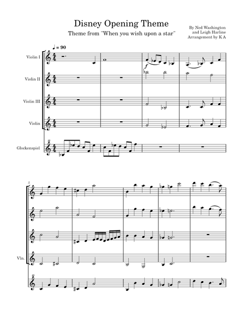 Disney Opening Theme – Disney