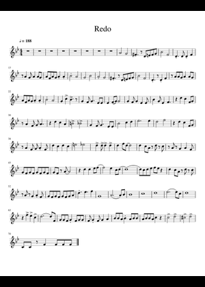 Redo - ReZero Sheet Music for Piano (Solo) | MuseScore.com