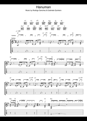 Free Rodrigo y Gabriela sheet music | Download PDF or print on
