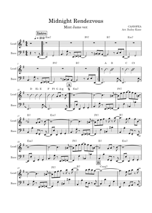 Midnight Rendezvous – Casiopea (Mint Jams) Sheet Music and Tab