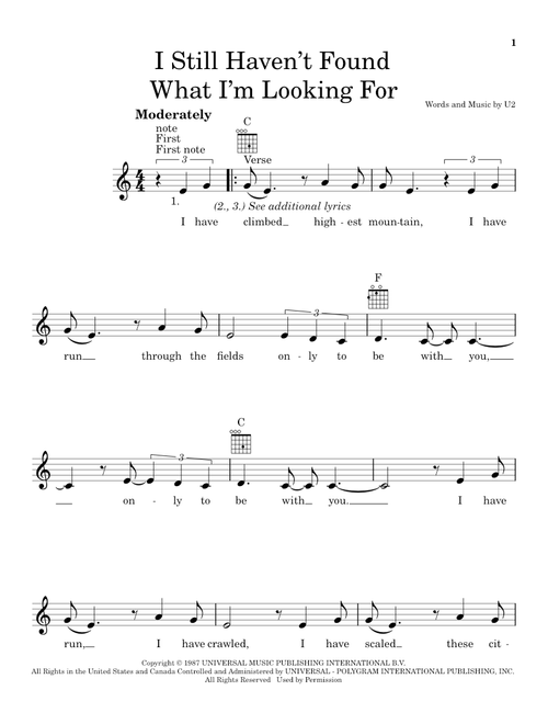 I Still Haven't Found What I'm Looking For - U2, David Cook (Ukulele)