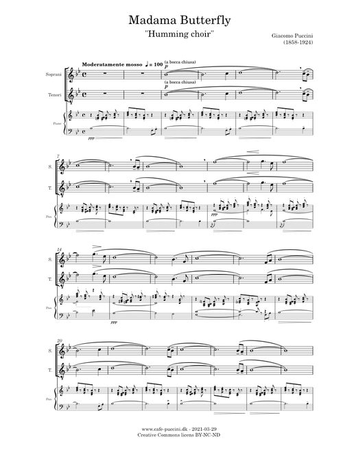 "Humming Choir" from Madama Butterfly - Puccini