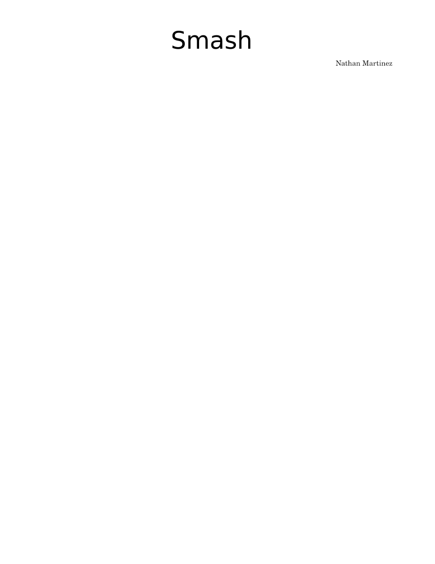 Smash Sheet music for Piano, Trombone, Flute, Clarinet in b-flat & more ...