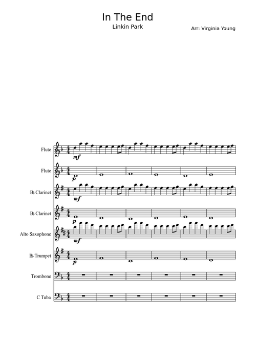 In The End LINKIN PARK (Concert Band)