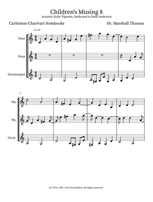 Children's Musing 8 - Celebrity Chamber Players (Small Ensemble)
