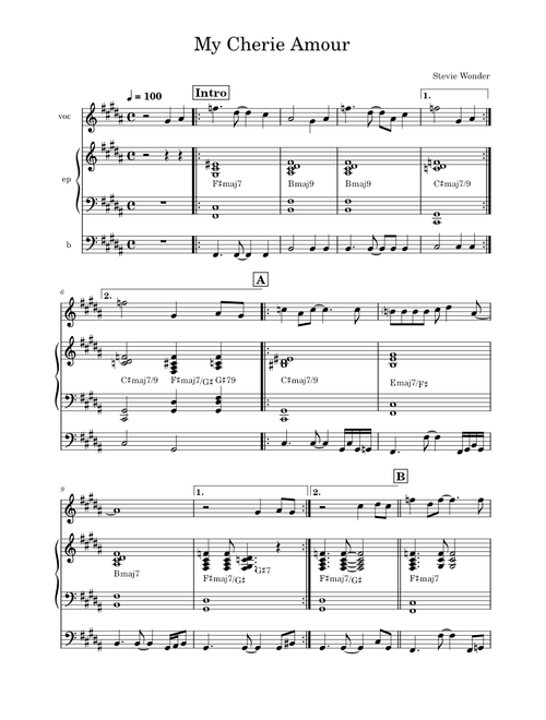 My cherie amour – Stevie Wonder