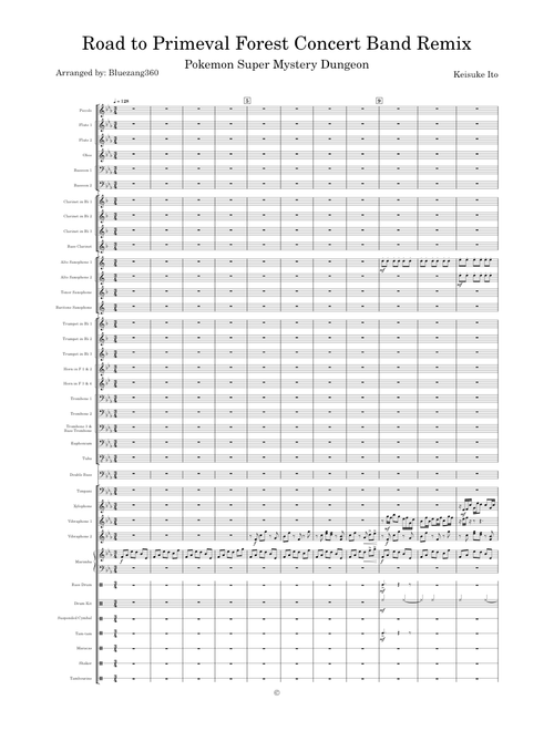 Road to Primeval Forest Concert Band Remix