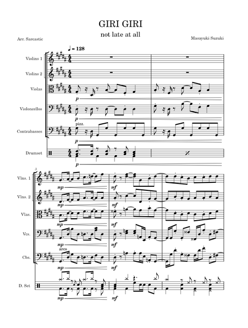 GIRI GIRI – Masayuki Suzuki for String Orchestra