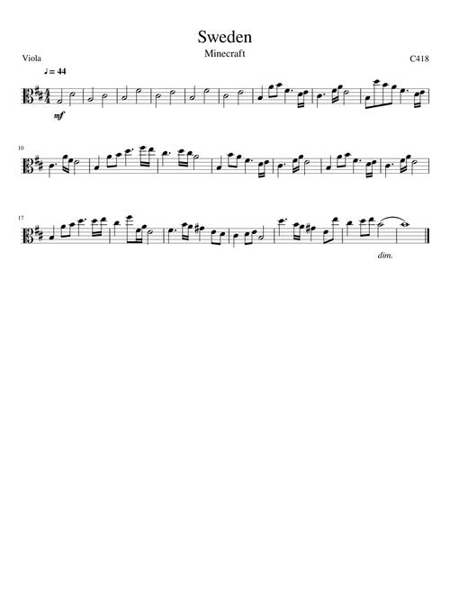 Minecraft - Sweden (Viola)
