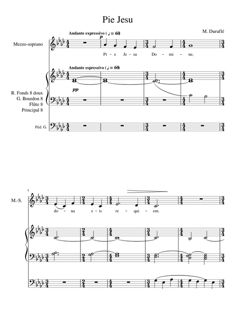 Pie Jesu - Requiem - Duruflé